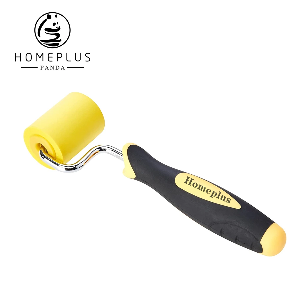 RUBBER HANDLE small size 2inch 4inch hand tools Soft Seam Roller rubber roller for wallpaper