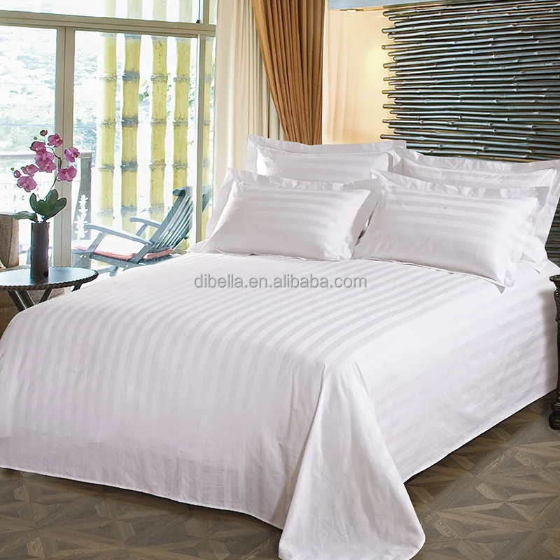 High Density 100% Cotton Fabric for 5 star Hotel Bed Sheet
