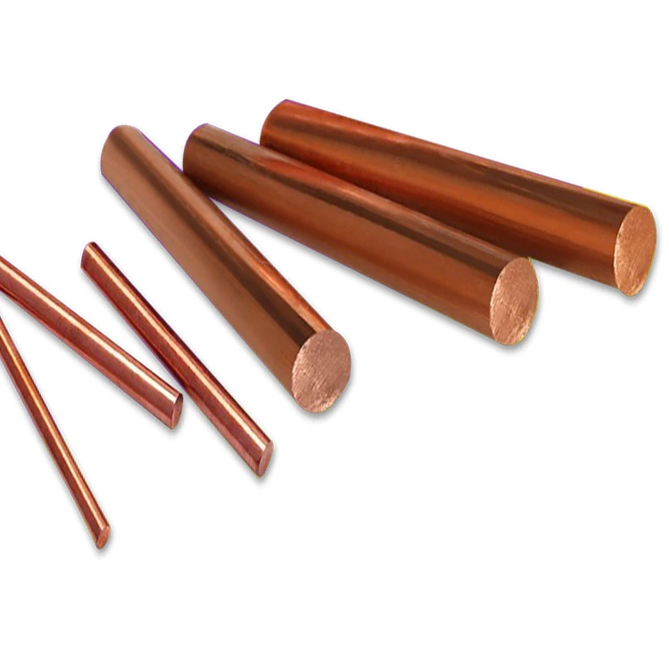 Length 100mm-6000mm JIS C1020 C1100 C1221 Square/Flat/Hexagonal/Wire Rod Pure Copper Bar Brass Bar 8mm 10mm