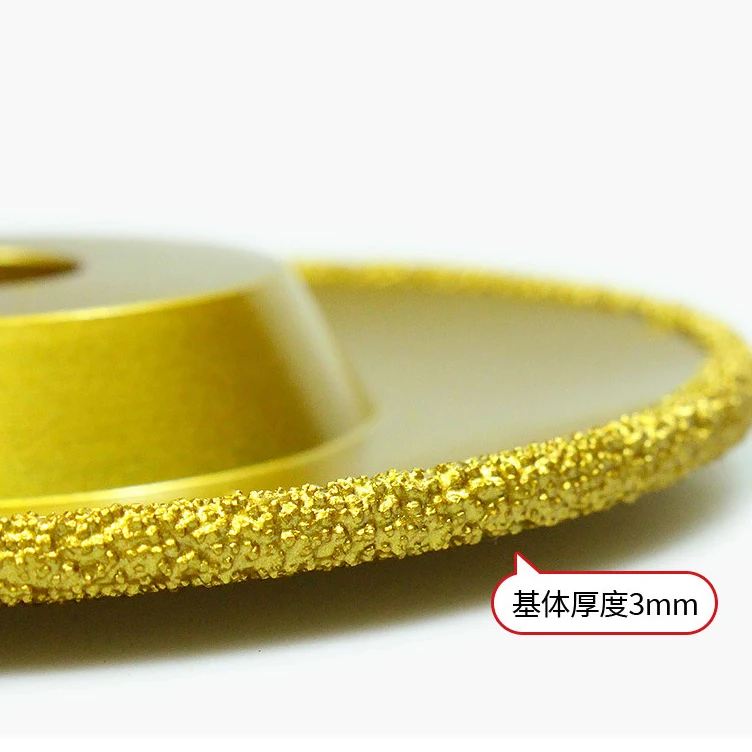 Vacuum Brazed Diamond Flat Bowl Disc Cup Wheel Diamond Grinding Tools for Angle Grinder Cast Iron Abrasive Tools