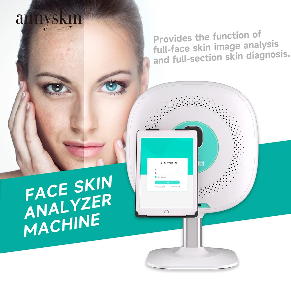 Professional Intelligent  Five Spectral Technology Big Data Skin Analysis Machine 3D ipad smart skin scanning detector analyzer