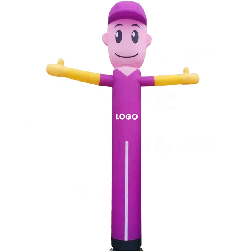 Custom outdoor arm waving sky air dancer wacky waving inflatable tube man for sale