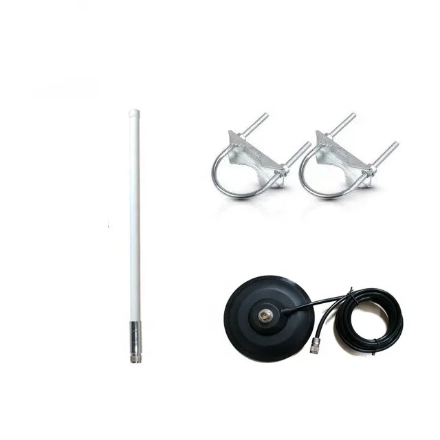 900-915-930MHz 8dbi N Штекерный разъем Lora omni Стекловолоконная антенна с магнитом