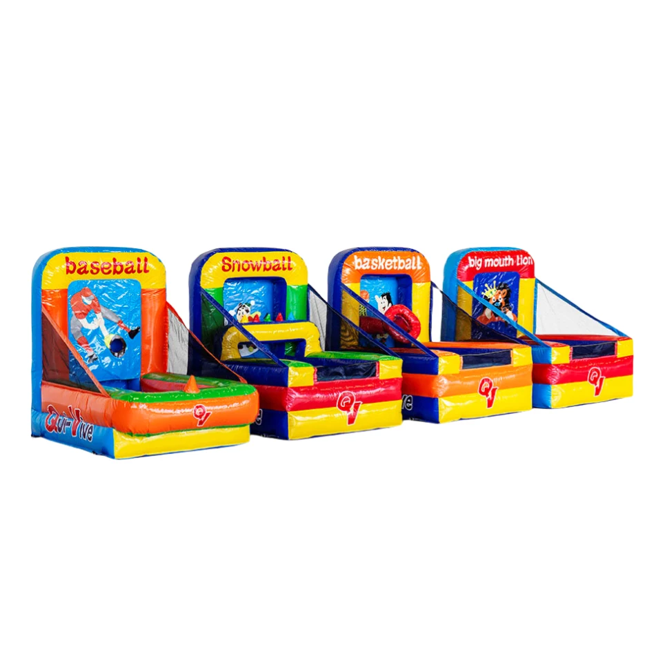 Commercial Grade PVC Inflatable Basketball Connect 4 Sport Game Funny Inflatable Basketball Shooting Carnival Competition Game