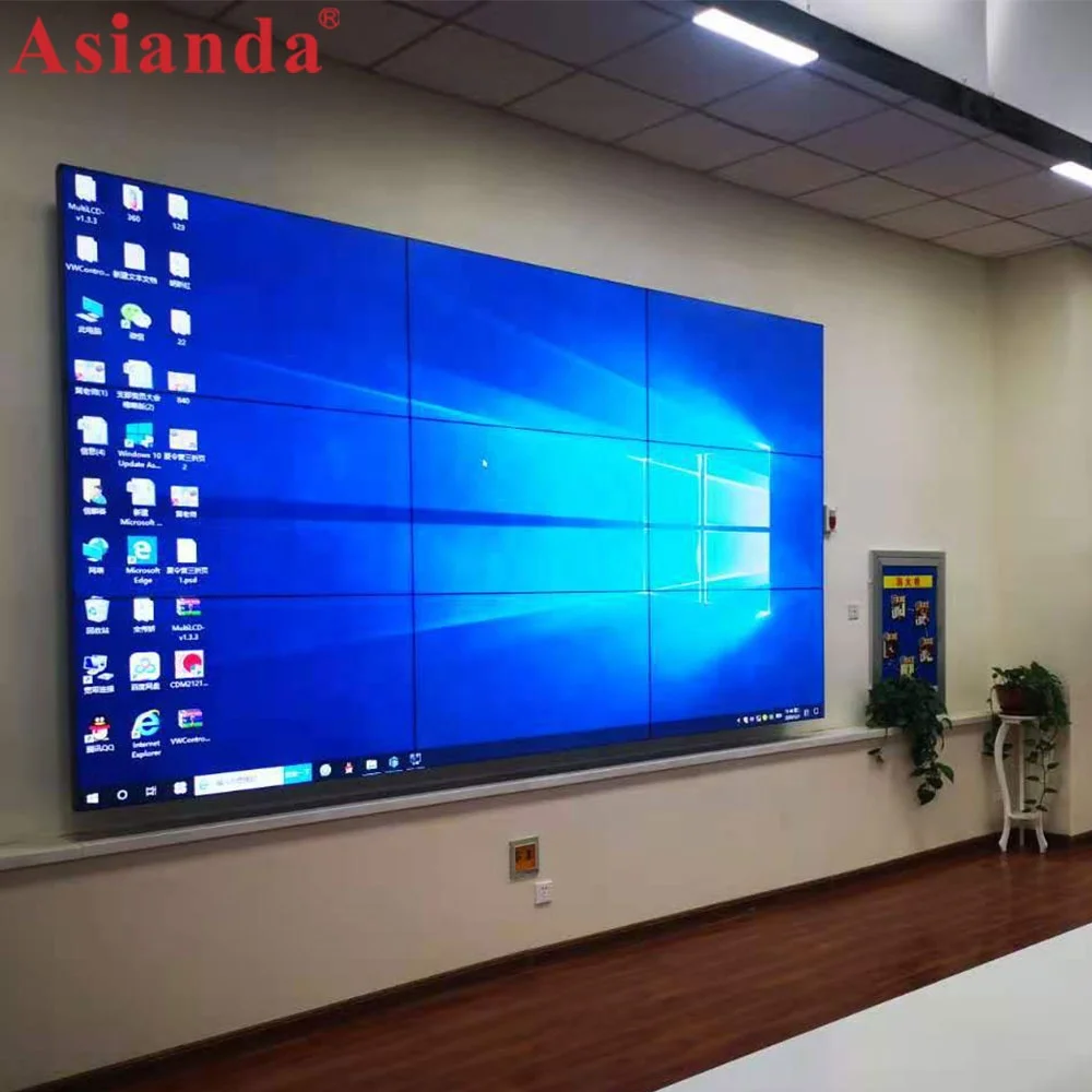 3x3 2x2 55 дюймов 1080P 4K оптовая продажа оригинальная рекламная ЖК-видеопанель 0,88 мм 1,8 мм Рамка с контроллером