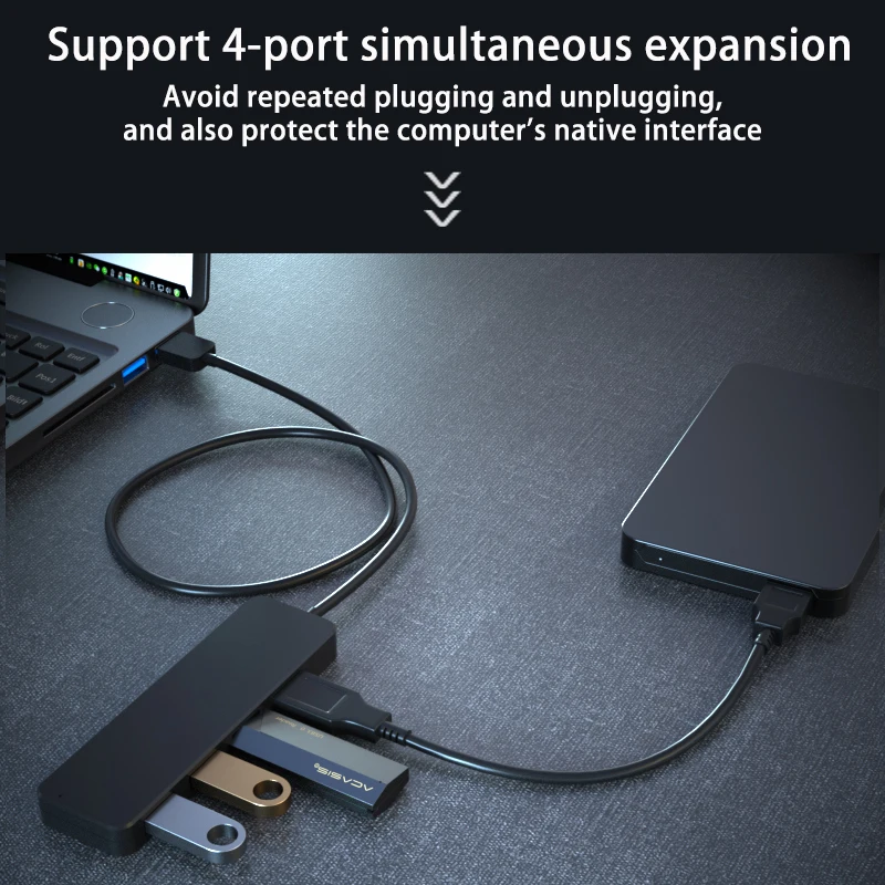 Концентратор Oem Odm QIHANG 4 порта usb 3 0 адаптер Usb концентратор с