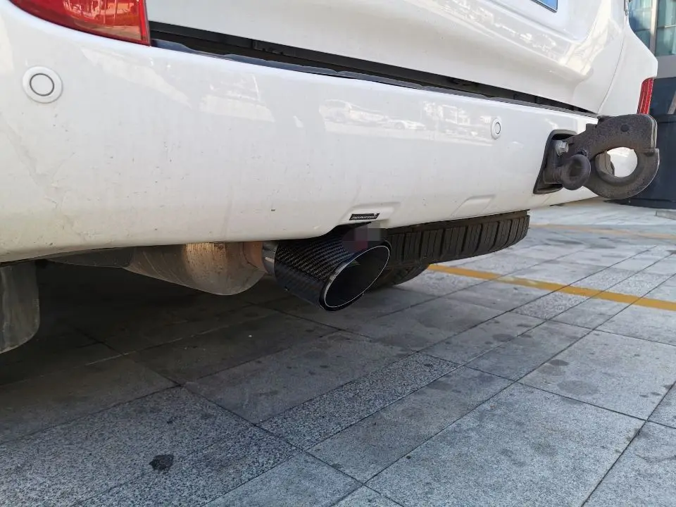 114mm SUV pickup modified AK style modified exhaust tip muffler carbon fiber exhaust pipe