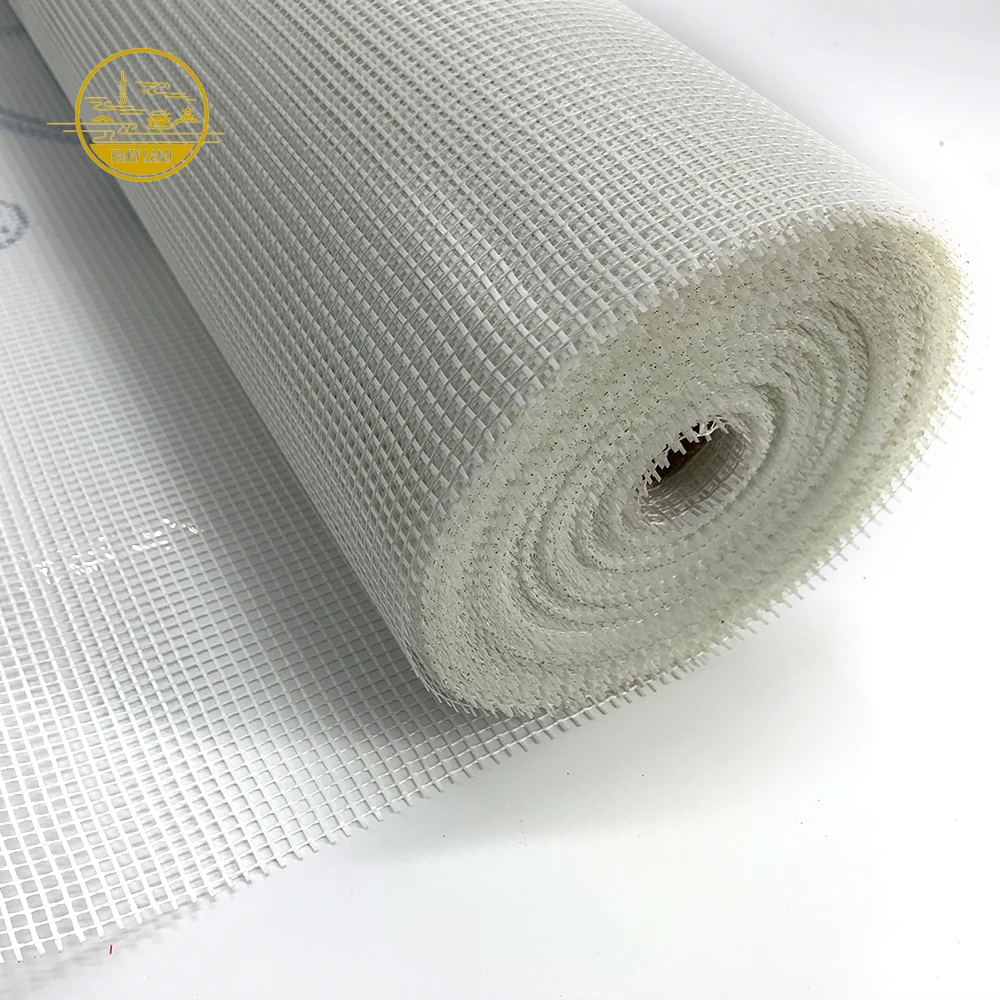 Roll Length 20m To 1000m Alkali-Resistant Polymer Emulsion Fiberglass Reinforced Mesh