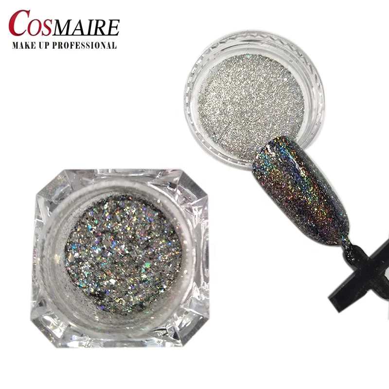 Holographic Pigment Powder Galaxy Holo Large Flakes for Nail Art