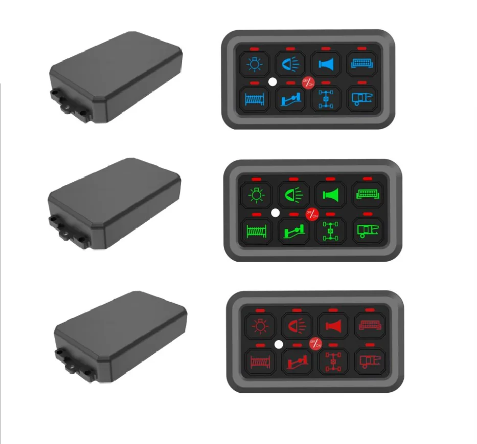 Автоматическая затемнения 3 цвета панель переключатель панель системы универсальный