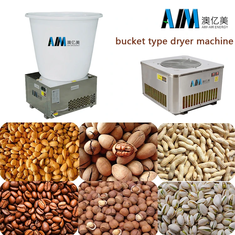 AIM Heat Pump Bucket Type Grain Fruit Nuts Peanut Sunflower Pumpkin Seeds Dryer Machine