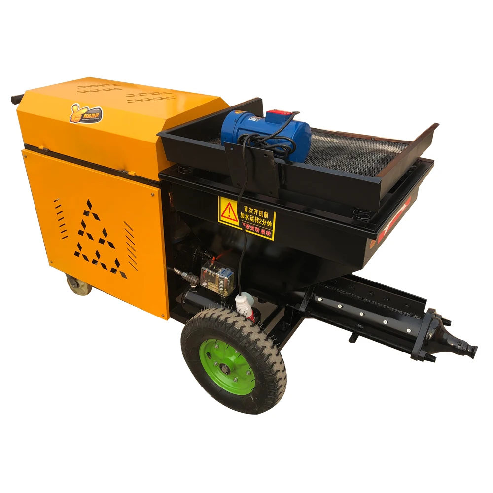 Small Construction Wall Cement Mortar Spraying Machine Cement Plaster Pump Mortar Spray Machine Factory Price