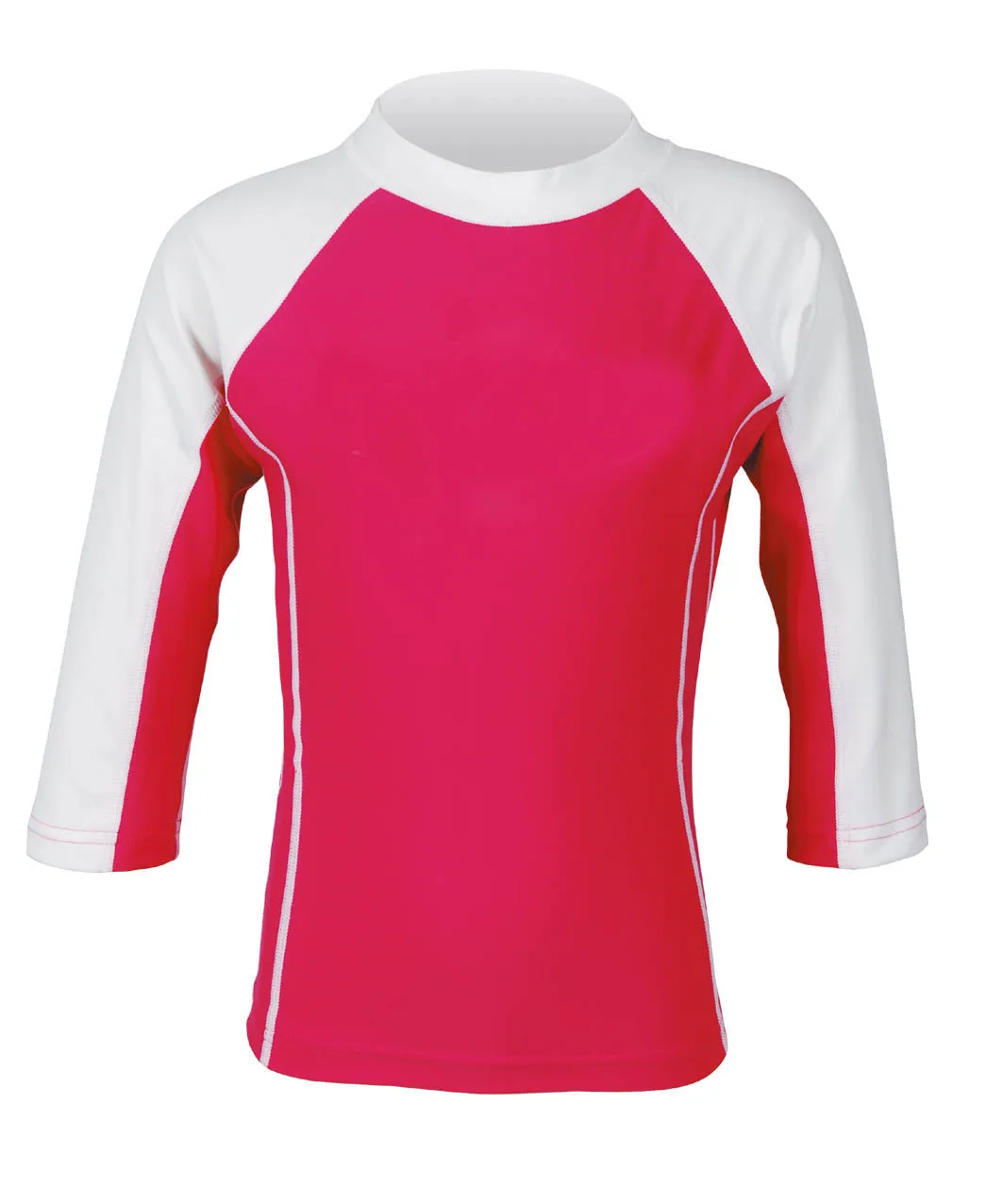 Kids Little Girls Long Sleeves UPF50+ Sun Protect Children Swimwear Swimsuits Top Shirt Lycra Rash Guards