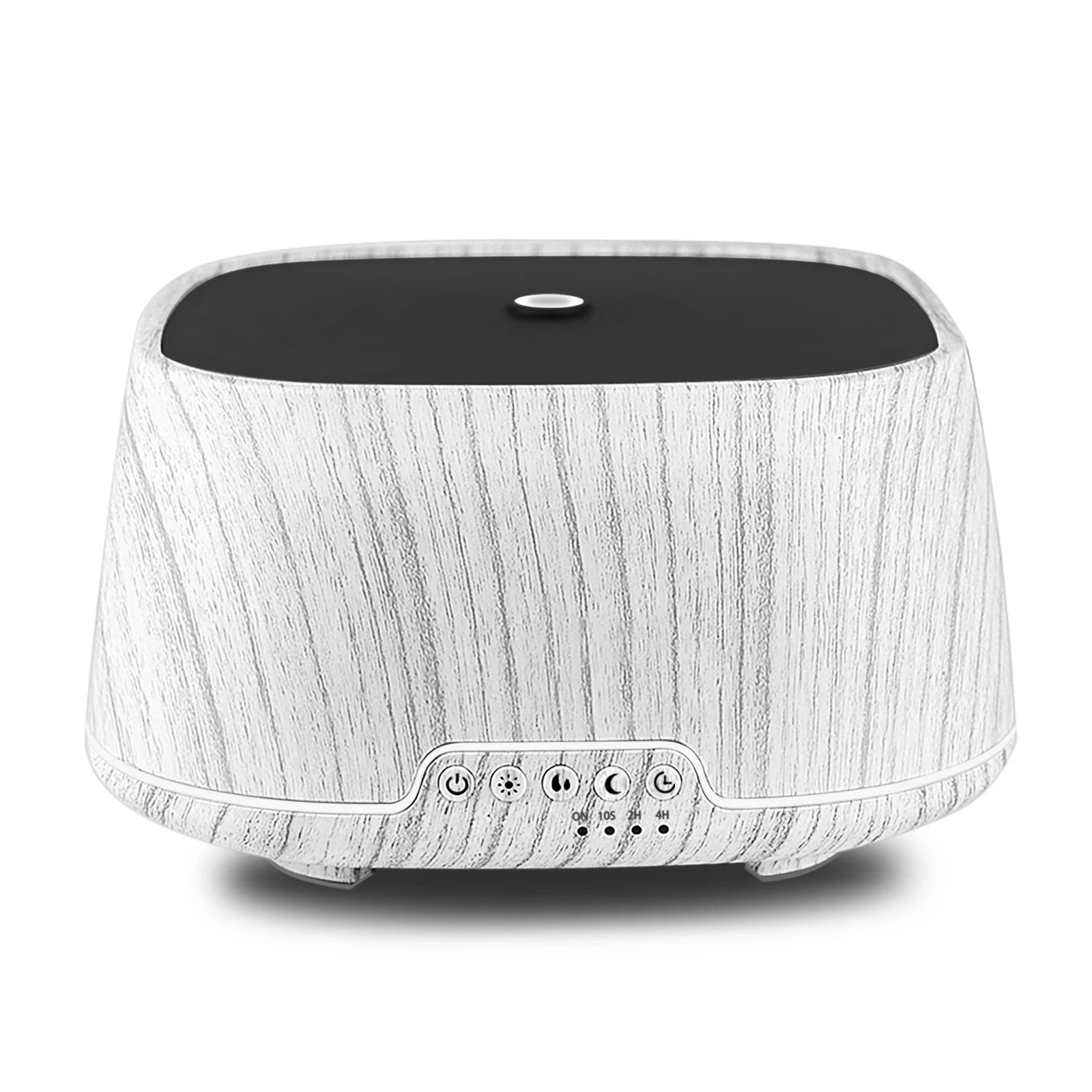 New Arrival 650ML Smart Square Shape Wood Grain Ultrasonic aromatherapy diffuser  Music Speaker Diffuser For Home Air Use