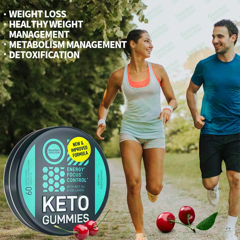 OEM Premium Nootropic Supplements Boost Energy Focus Gummy Chews Weight Control KETO Gummies Candy