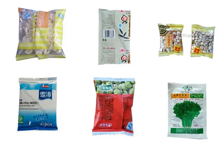 Automatic snack popcorn cashew nuts seeds beans peanut small grain packing machine