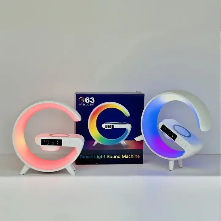 3 in 1 led wireless speaker with sleeping light 10W wireless charger multifunction speaker