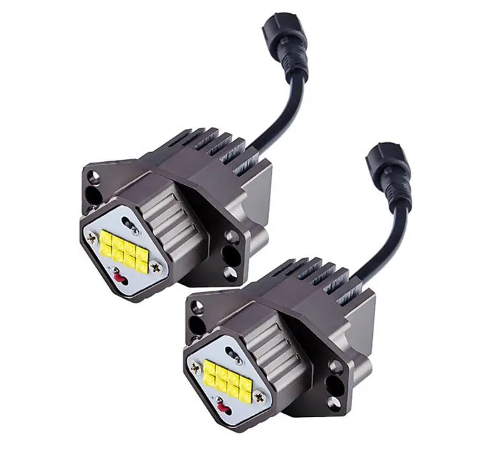 2inch High Low Beam Marker LED bulb 12V 80W DRL Halo Angle Eyes Led Headlight for BMW Led Lamp Work Light