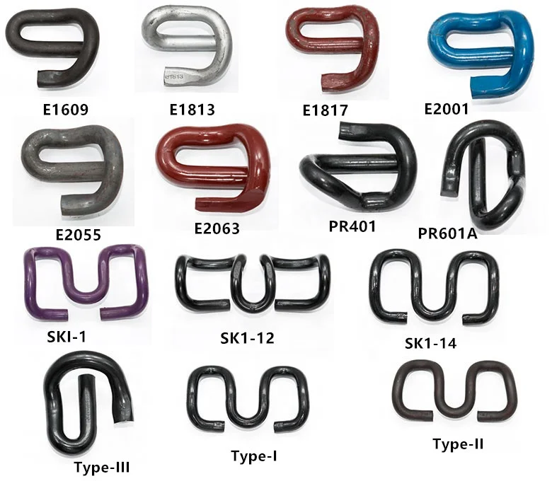 Railway Metal Rail Clips Fasteners of Galvanized Deenik