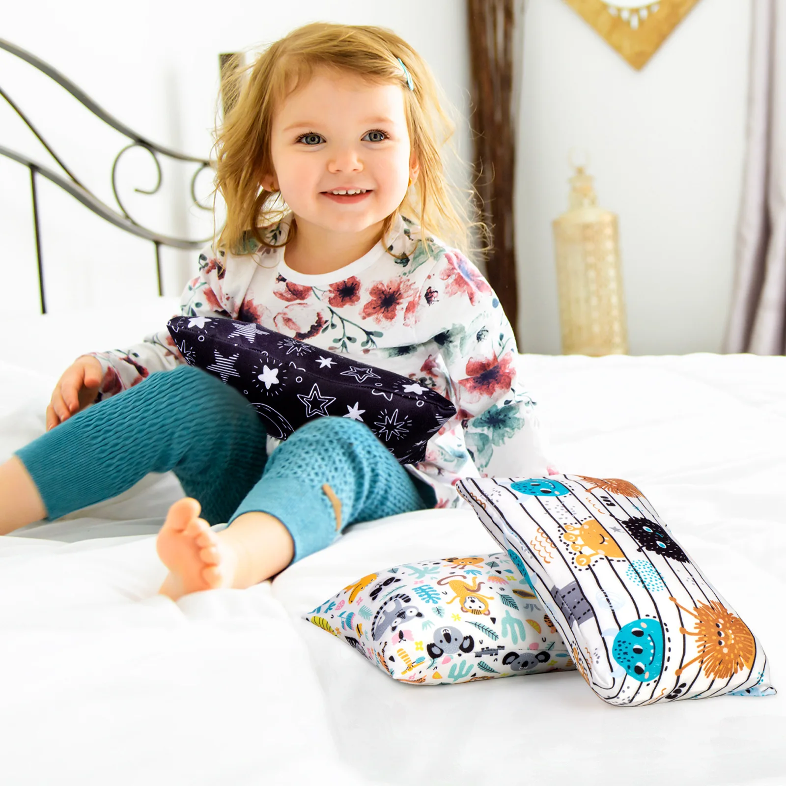 Mini size pillow for kids accompanying comfort pillow for cervical spine comfort baby bedding