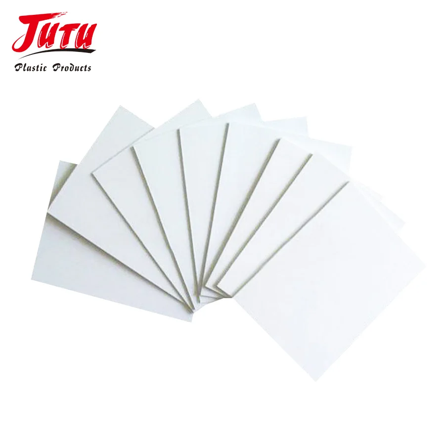 JUTU Free Sample white 3mm pvc rigid foam board co extrusion pvc expanded foam sheet