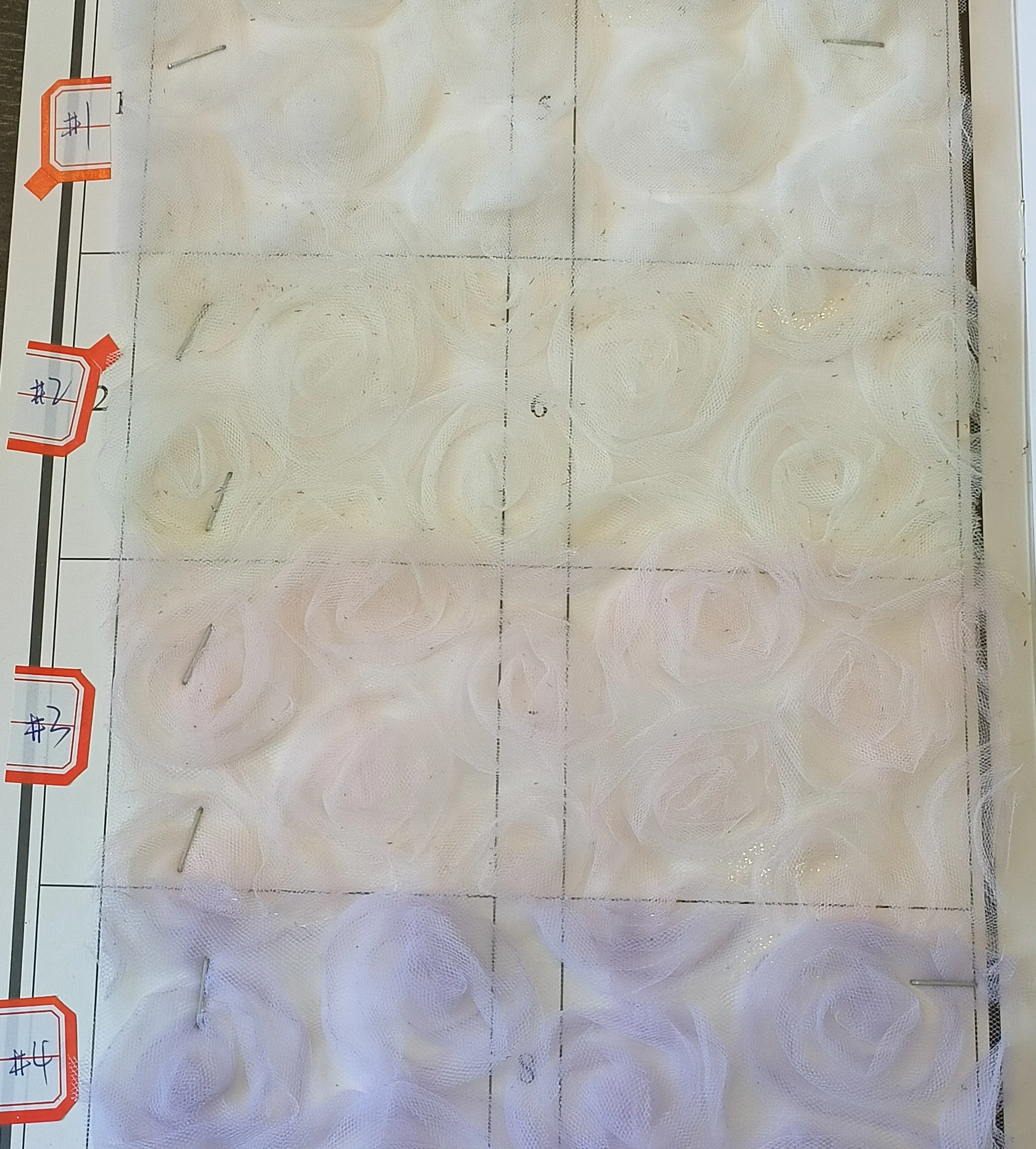 Light pink lace fabric meter cheap price 2024 coiling embroidery fabric 3d for lingerie