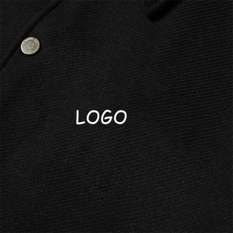 Custom 75% Wool embroidery bones logo leather pocket letterman varsity jacket for men