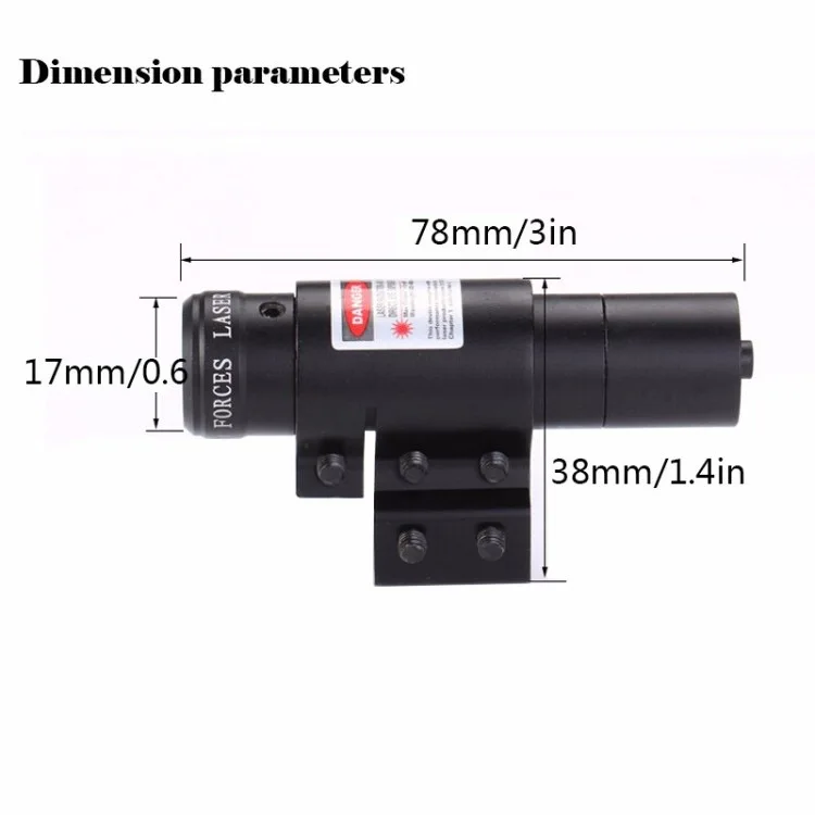 Infrared Laser Aiming Light Metal Slingshot Accessories Dual-purpose Card Slot Red Dot Laser Slingshot