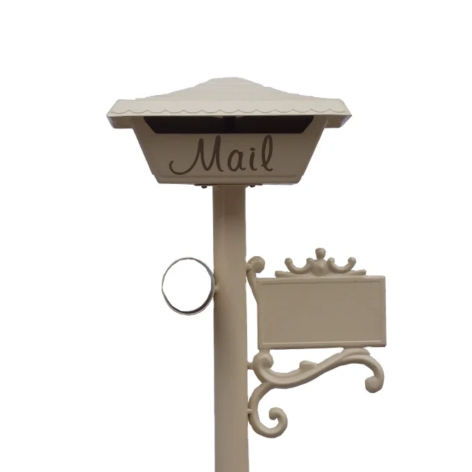 Hot Sale Cast metal American Post Box Metal Letter Waterproof Mailbox