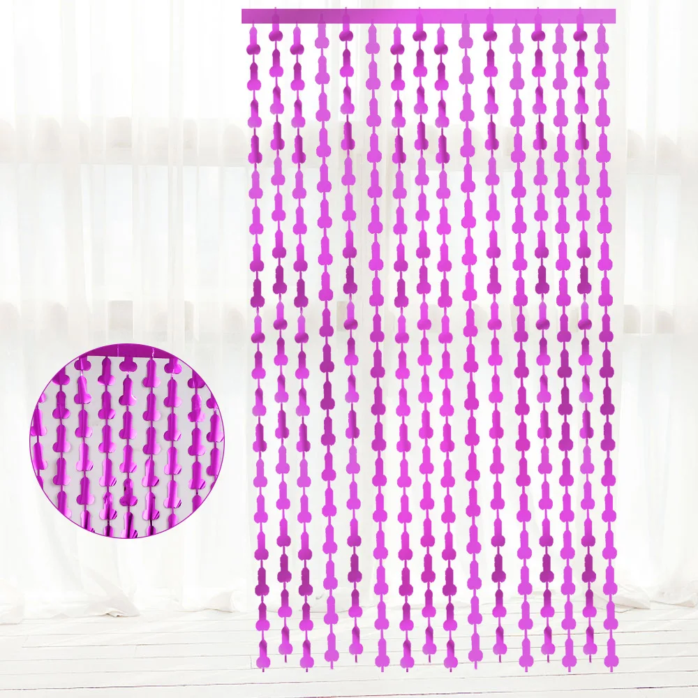 Christmas new snowflake rain curtain room venue background decoration monochrome plain rain curtain hanging decoration