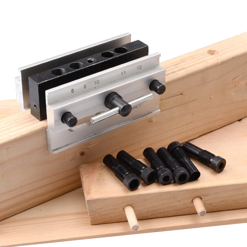 Self Centering Dowel Wood Jointing Drilling Doweling Drill Hole Doweling Jig Tool