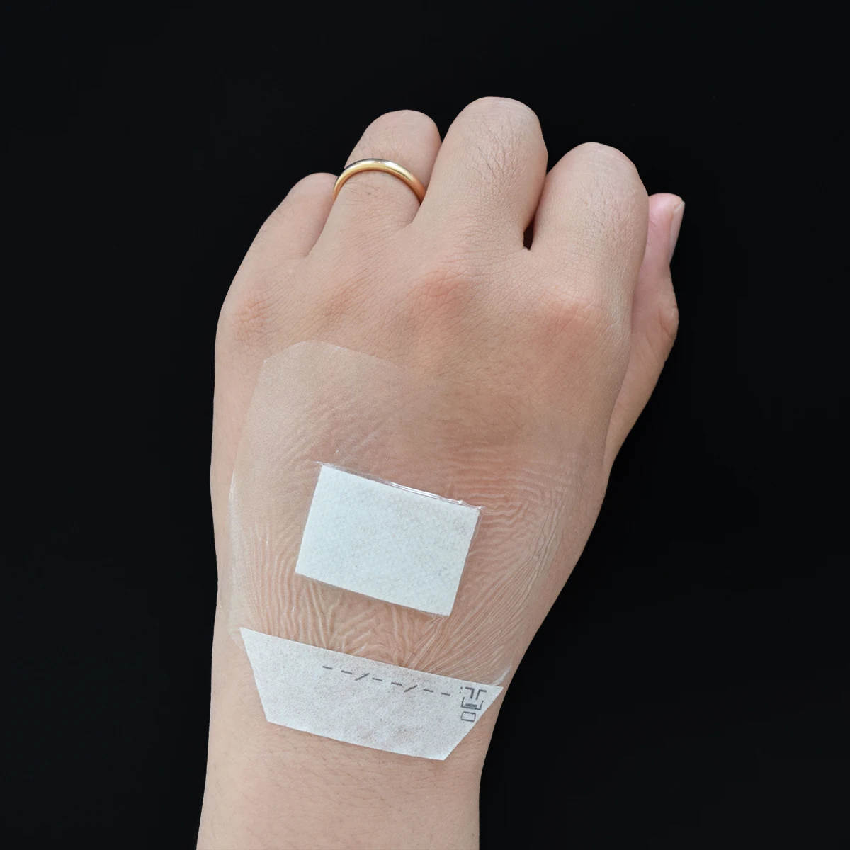 Medical Supply Transparent Waterproof PU Dressing Sterile Wound Dressing with Absorbent Pad