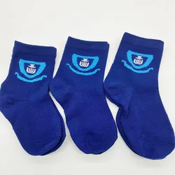 Factory Manufacturer Polyester Cotton Children Crew Socks Breathable Custom Logo Primary School Socks 1-12 Years