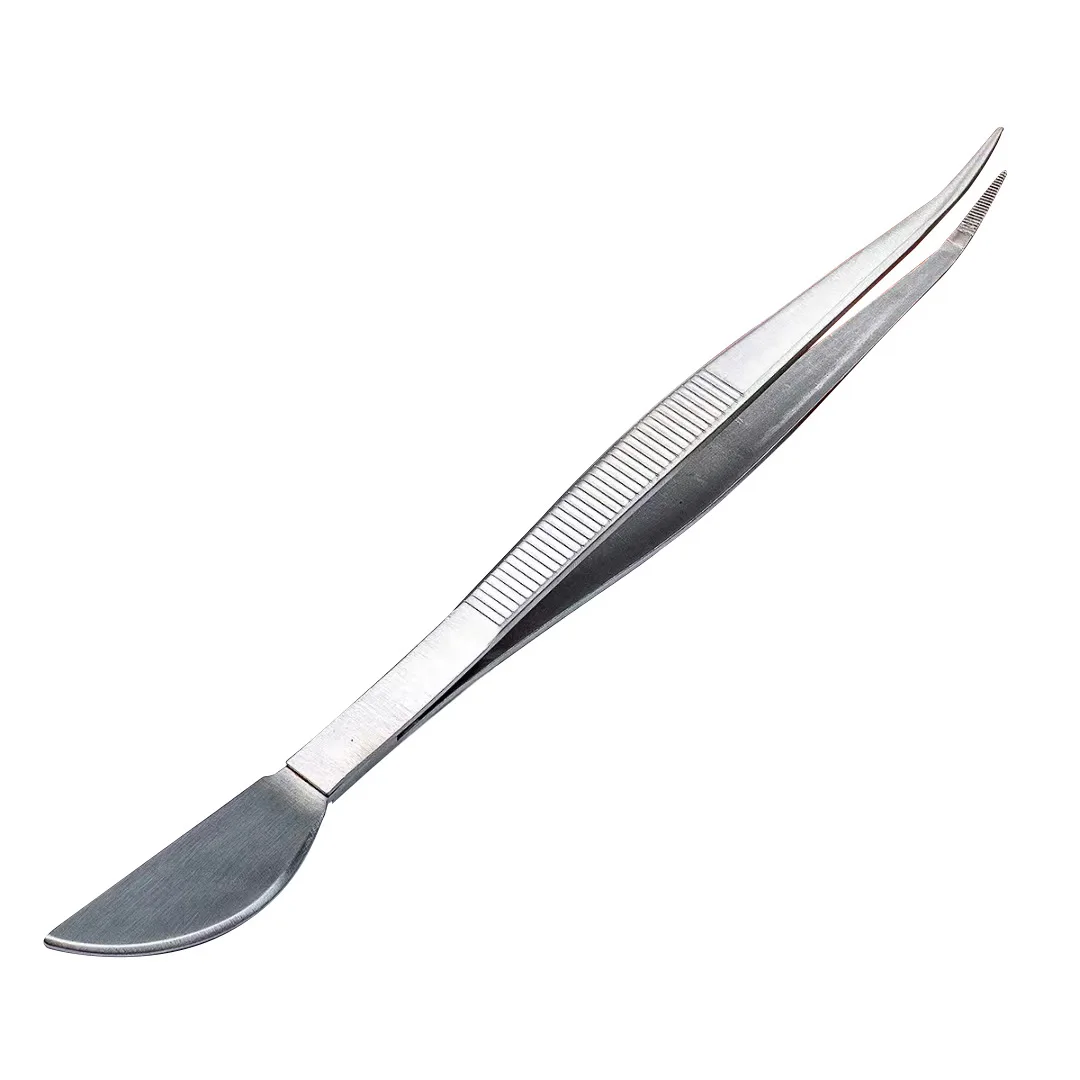 Factory Wholesale Gardening Dead Leaves Cleaning Stainless Steel Gardening Rake Gardening Bonsai Elbow Tweezers