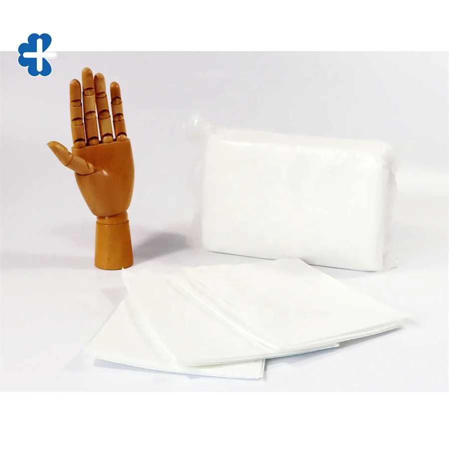 Chinese Manufacturer Favorable Price Nonwoven Spunlace Washing Airlaid Mitts Cleaning Disposable Medical Washing Gloves