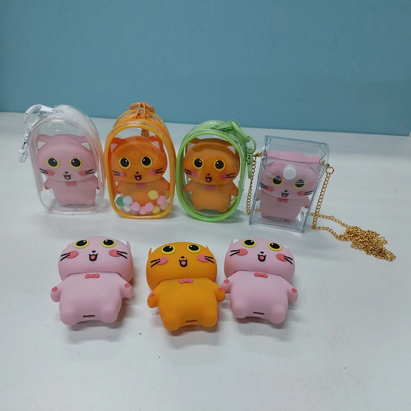 Mskwee Cat Hand Warmer with Light Adjustable Temperature 1200mah Hand Warmers Luggage Portable Pocket Electric Heater Keep Warm