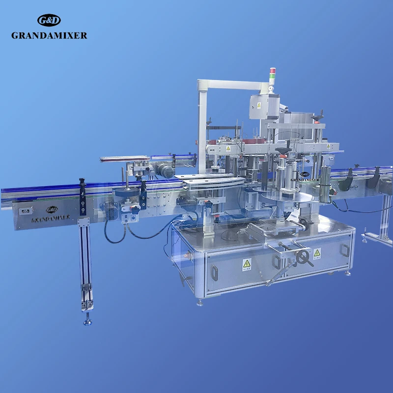 2/4/6 nozzles Automatic hand washing gel production line filling capping and labeling machine
