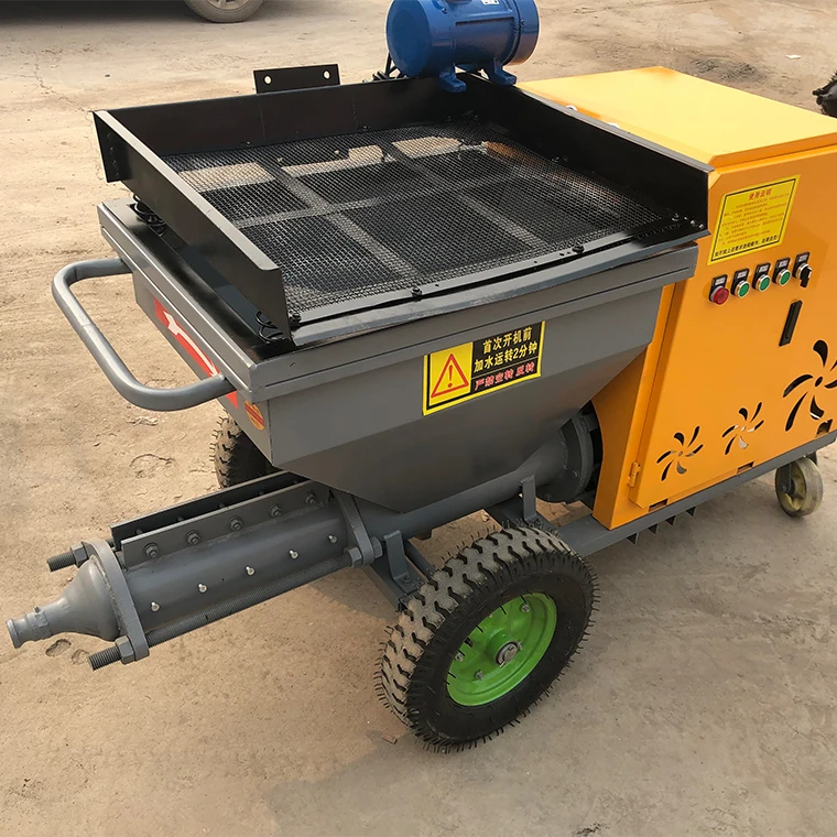 Factory Price Concrete Mortar Spraying Machine Automatic Cement Gypsum Spraying Machine For Wall Decoration