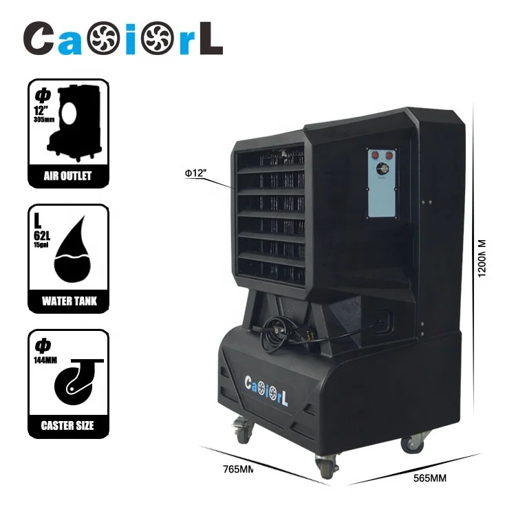 12inch 300mm Industrial Outdoor Mobile Swamp Dubai Evaporative Air Conditioner Water Evaporation Air Coolers For Workshop