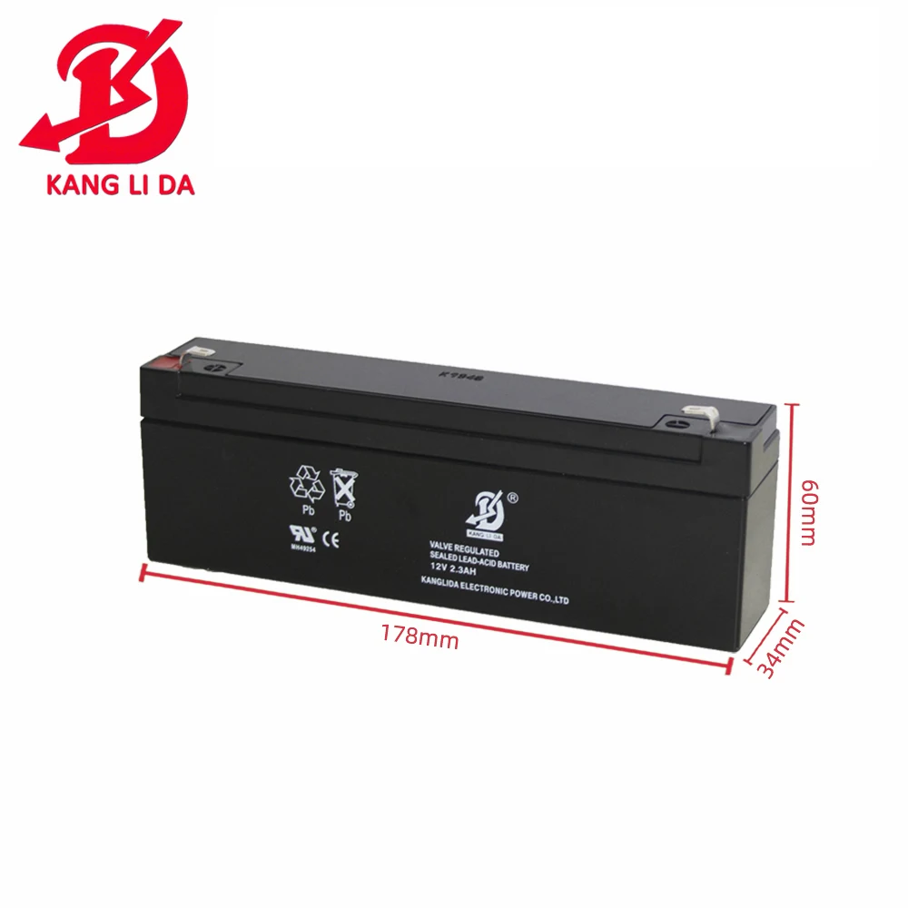 6fm 12v 2.3ah dry cell battery storage battery
