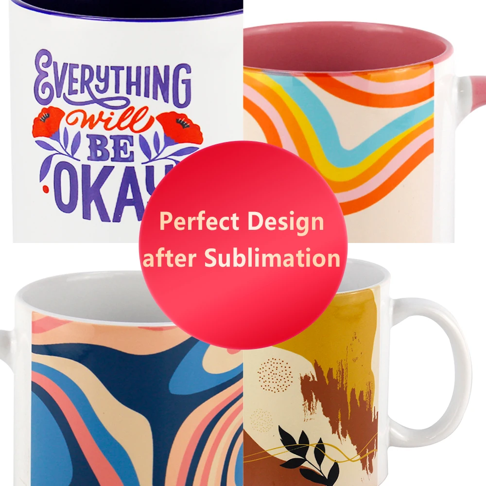 11oz 3A White Sublimation Mug Heat Press Custom Ceramic Cups Mugs Blank Wholesale Sublimation Mug