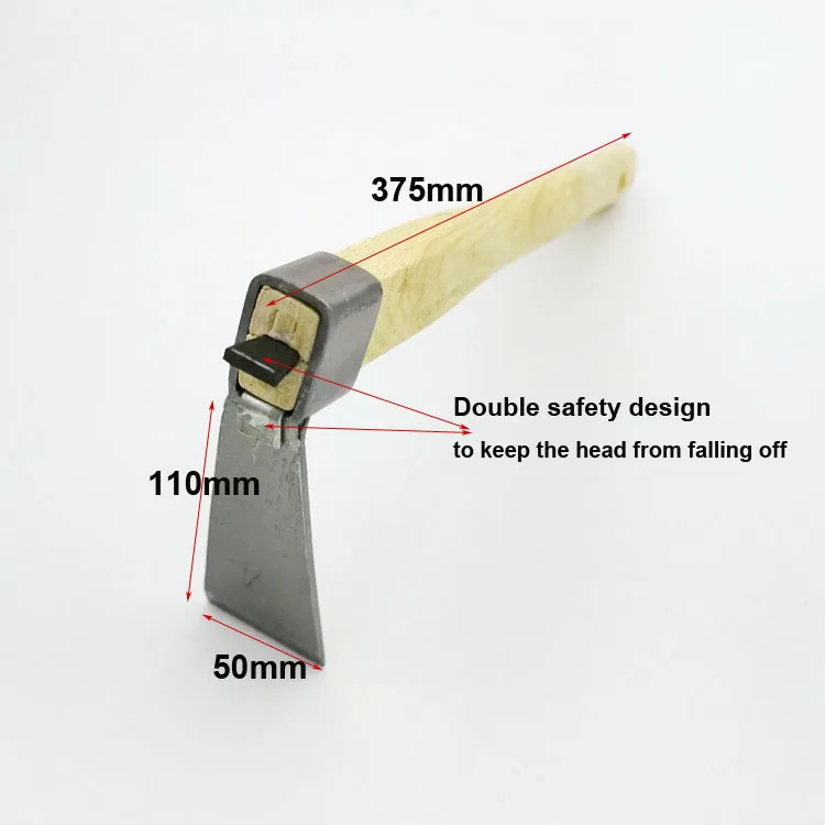 high quality mini hoe with wooden handle for children using