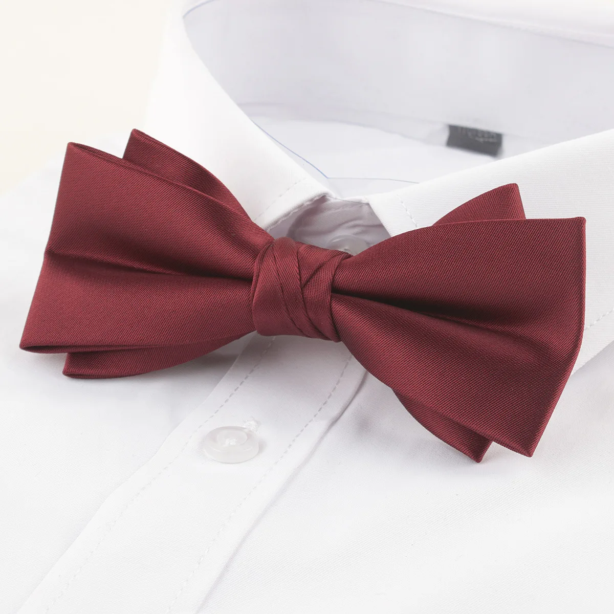 Best Sell Bow Ties For Men Handmade Casual Party Self Tie Bowties Solid Noeud Papillon Slim Wedding Kids Bow Tie With Box