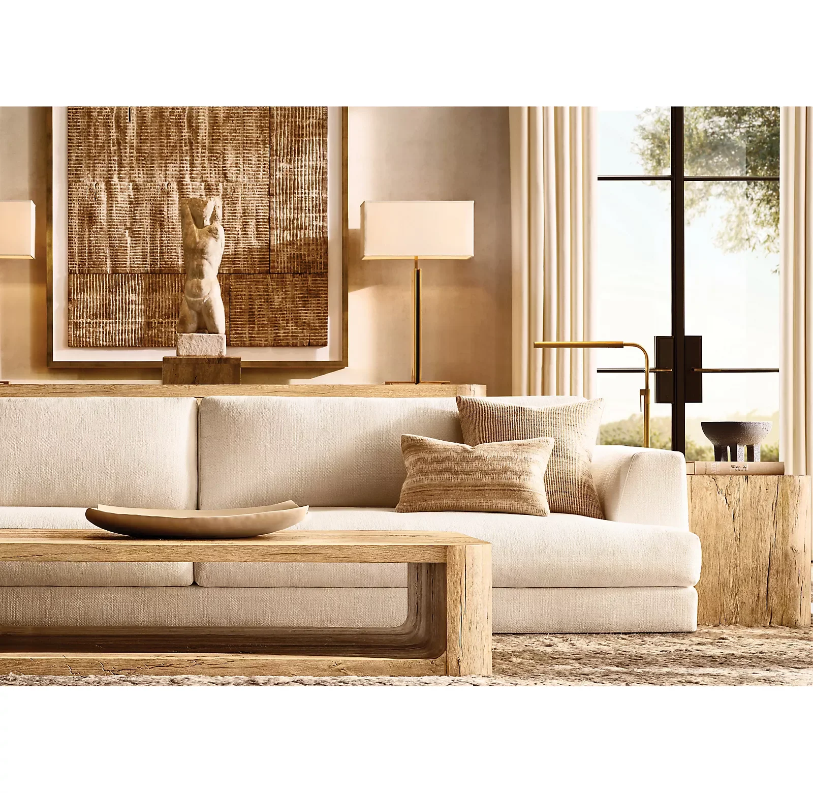 Sassanid OEM classic Solid Wood Open coffee table Luxury Living Room China Factory Customization