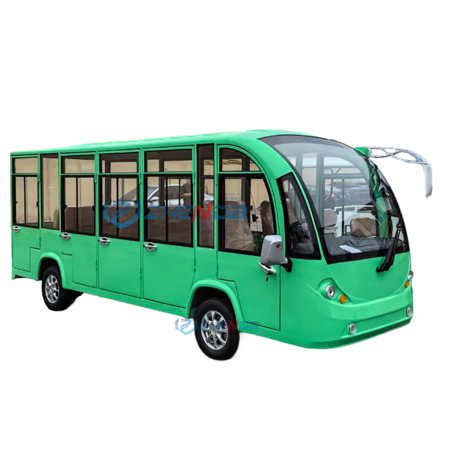 New Energy Sightseeing Tour Bus 8-23 Seats  Electric School Bus Suitable For Beach  Community Vehicles For Sale Various Styles