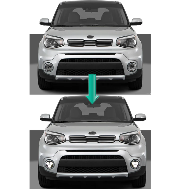 OEM 92201/2-B2500 LED Daytime Running Light 12V Car DRL Fog Lamp Waterproof Driving lamp Fog light For KIA Soul 2017 2018 2019