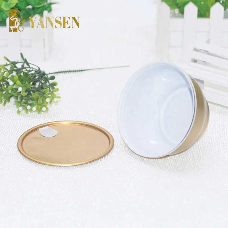 Горячая Распродажа 2021 65 мл 105 мл 160 мл круглая миска для упаковки птичьего гнезда алюминиевая банка с лазерной печатью