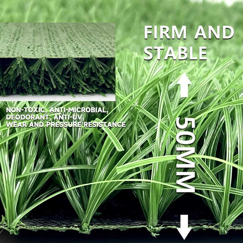 50mm Filled Professional Artificial Football Grass Turf Suitable For Various Sports Venues
