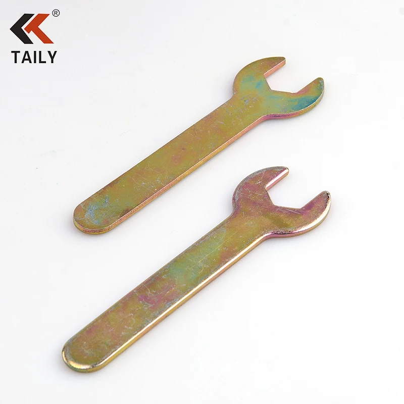 Taily High quality 45# tool steel 4 to 22 stamped single Open End flat spanner Wrench