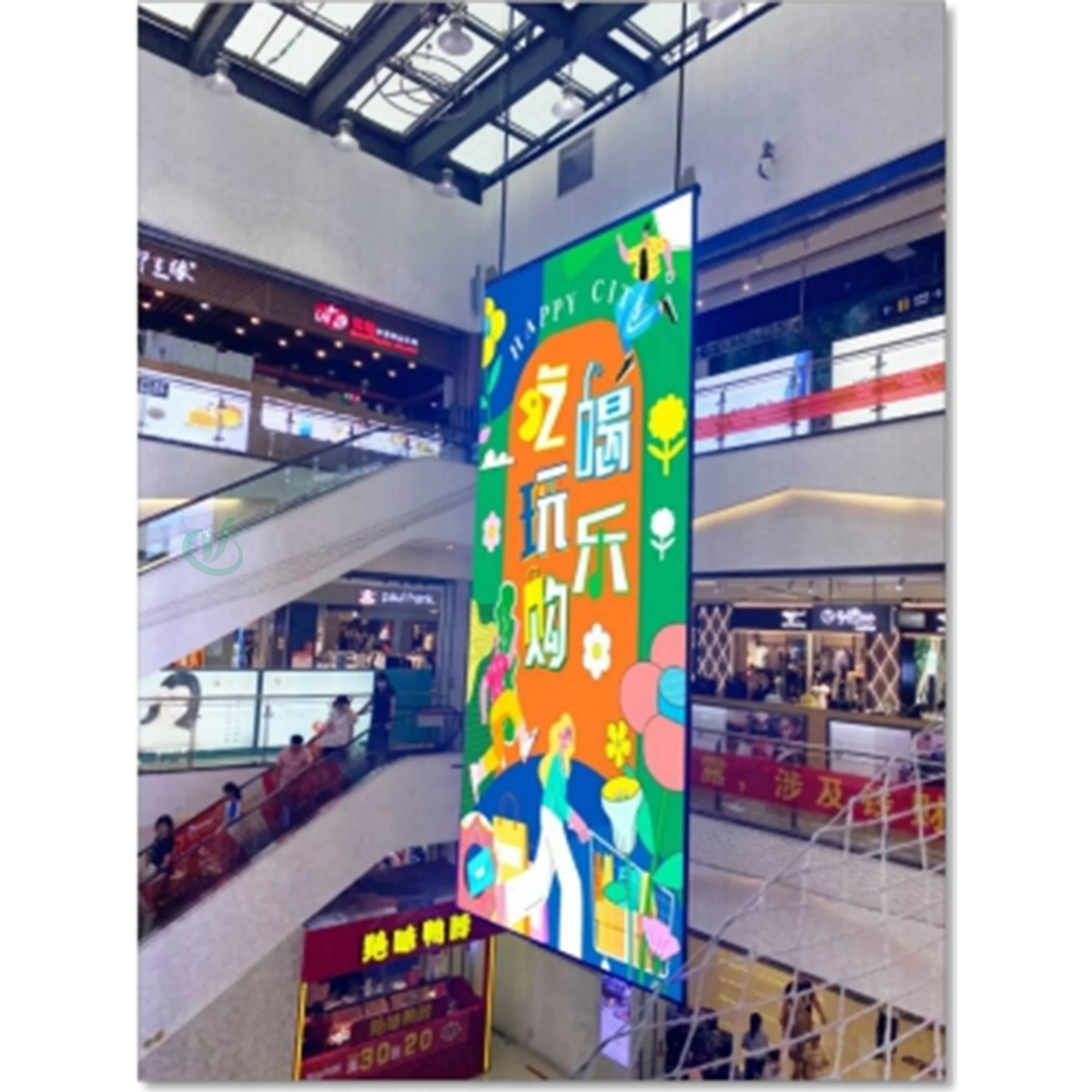 Double sided Ultra Slim Led poster display digital signage window facing display high brightness led display